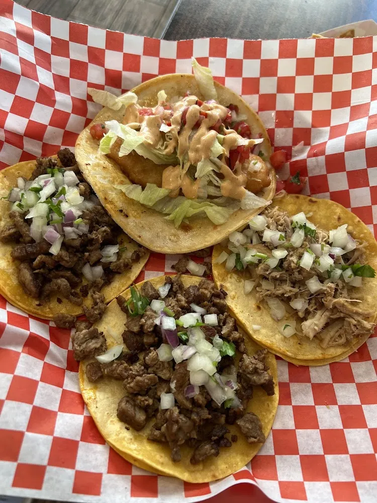 Steak Tacos Baja Fish Taco Carnitas Taco